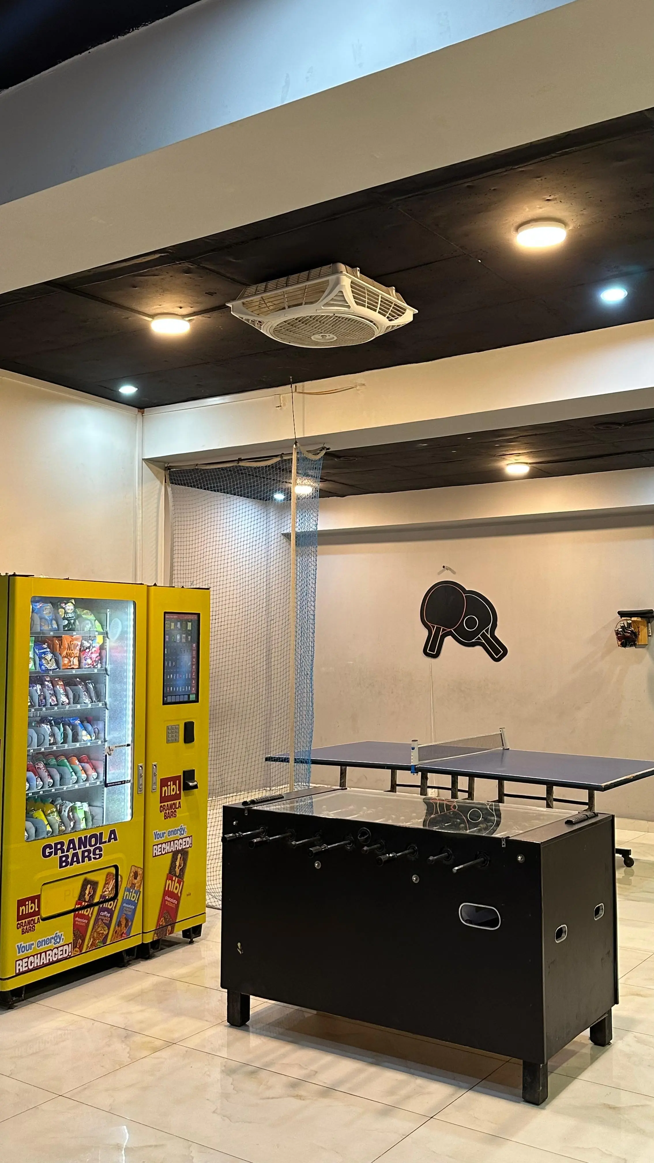 Game zone with table tennis