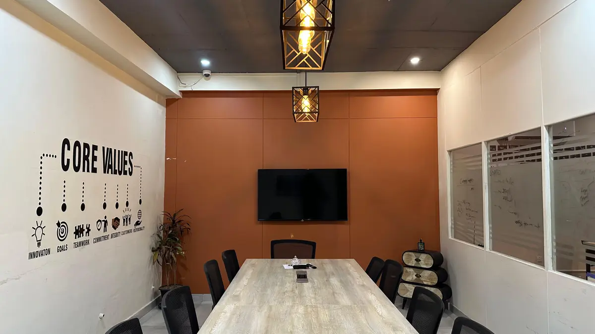 The meeting at WorkBench coworking in Lahore